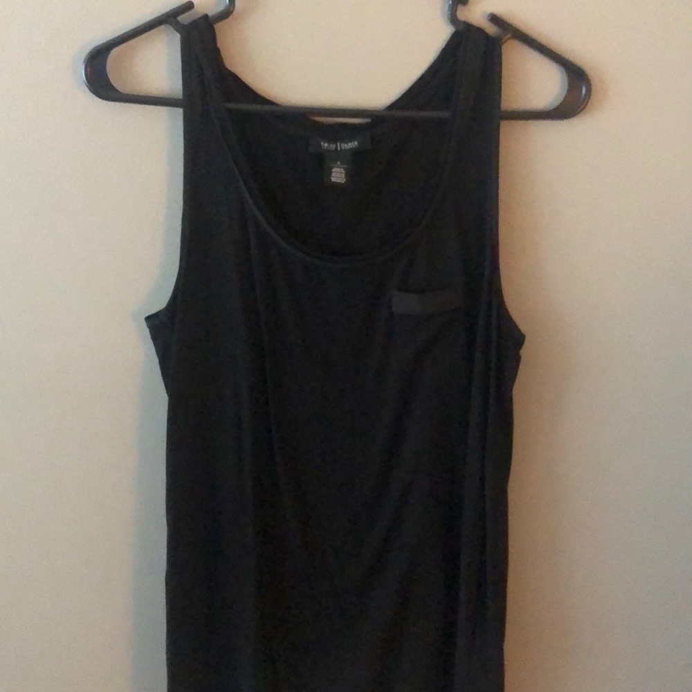 Black tank blouse
